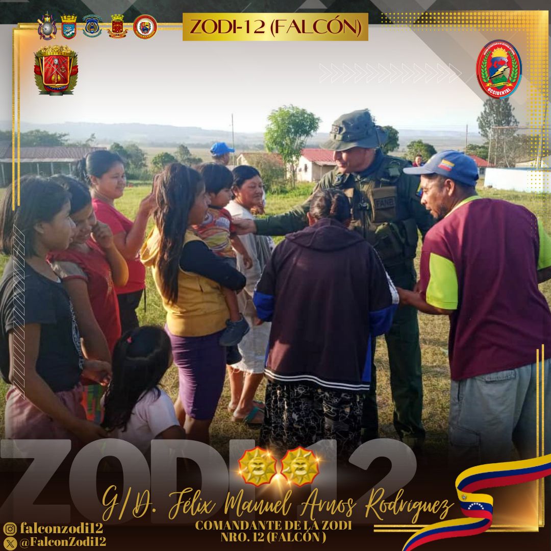 FalconZodi12's tweet photo. FACILITAR EL VIVIR VIVIENDO.
Hugo Chávez Frías.
Cumpliendo órdenes de nuestro Comandante en Jefe @NicolasMaduro la #FANB #REDIOC #ZODIFALCÓN se encuentra desplegada en la población de San Rafael de Kamoiran, área de desarrollo integral perteneciente a la la @ZodiEsequiba64 https://t.co/oe2QXJgWjF