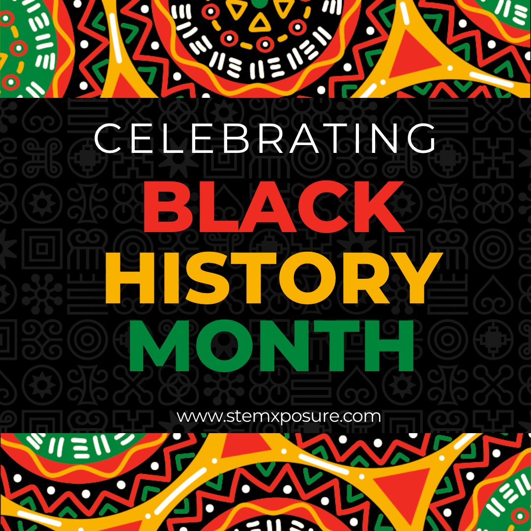 stem_xposure's tweet photo. Celebrate Black History Month with STEM Xposure! 

This February, we’re honoring African American heroes in STEM who’ve changed the world! From groundbreaking scientists to visionary innovators, their achievements inspire us all. https://t.co/x3HSaeSm3J