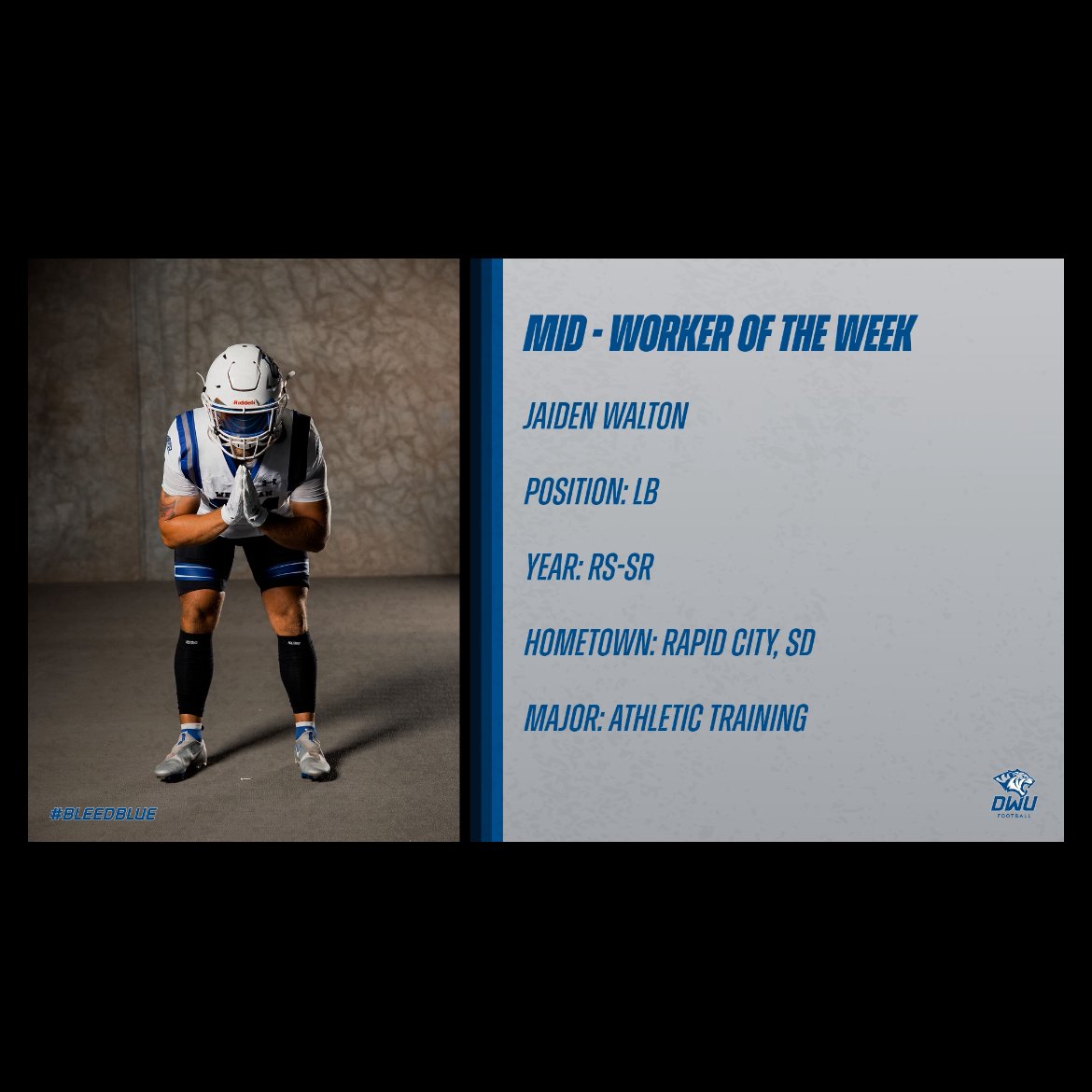 dwtigerfootball's tweet photo. There has been tremendous growth on our team during the winter workouts! 

With that being said, our Week 5 Workers of the Week are...

@ColeHolden20 @basedwalto @BrockDyer2 

Got Tigers!

#bleedblue
#RollTige
#WOW https://t.co/wEhNbYDnpg