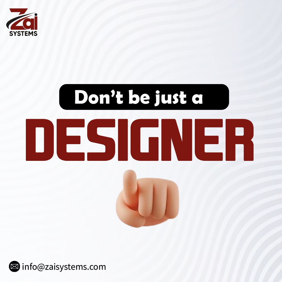 Don't be just a designer, learn how you can achieve a success in designing field by applying variant strategies including content creation, time management, negotiation, copywriting and much more.
#zaisystems #designer #designingtips #upgradeyourself #designingideas #marketing