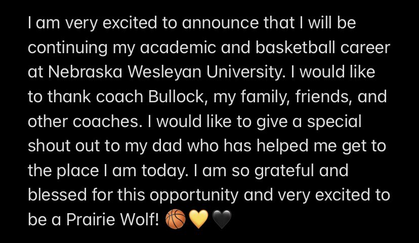 AnistenBarnett's tweet photo. Go Prairie Wolves💛🖤🏀
@NWU_WomensBB @DiscovererGBB https://t.co/1etWdCIFMq