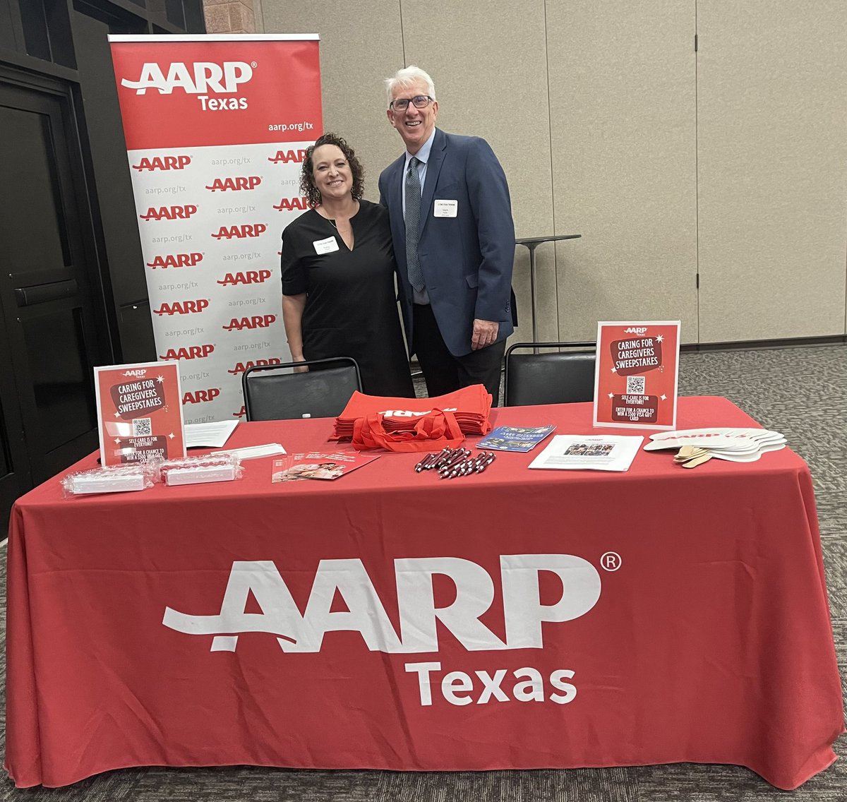kathygreenatx's tweet photo. .@AARPTX is delighted to sponsor @TexasTribune’s conversation on rural health care. It is important that our state addresses the needs of all Texans. https://t.co/8W4c5MM7Nk