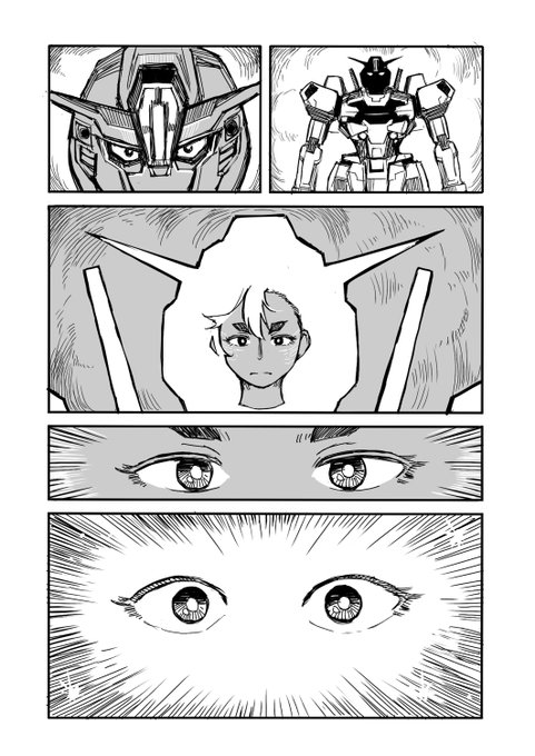 #原作を隣に貼らなくても何のパロディか気づいてユニコーンのラストでも1回描こうかと思ったやつ 