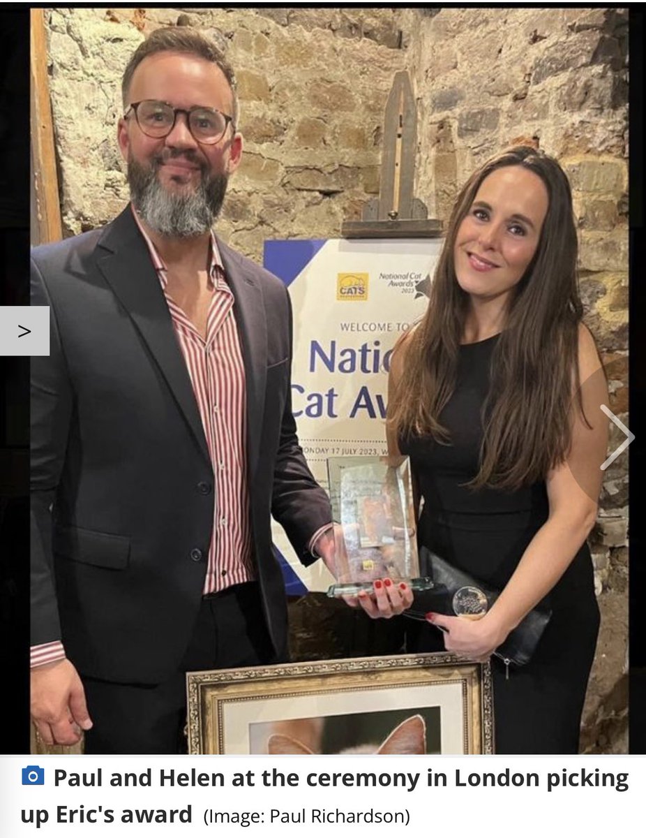 erics_escapades's tweet photo. I have been asked by lots of new pals today what my award was, last summer I won cats protection social star category at the National cat awards . With my prize money, I bought over £200 of food and donated it all to local cat charities (see photo) #adootdontshop https://t.co/Az53LRixPs