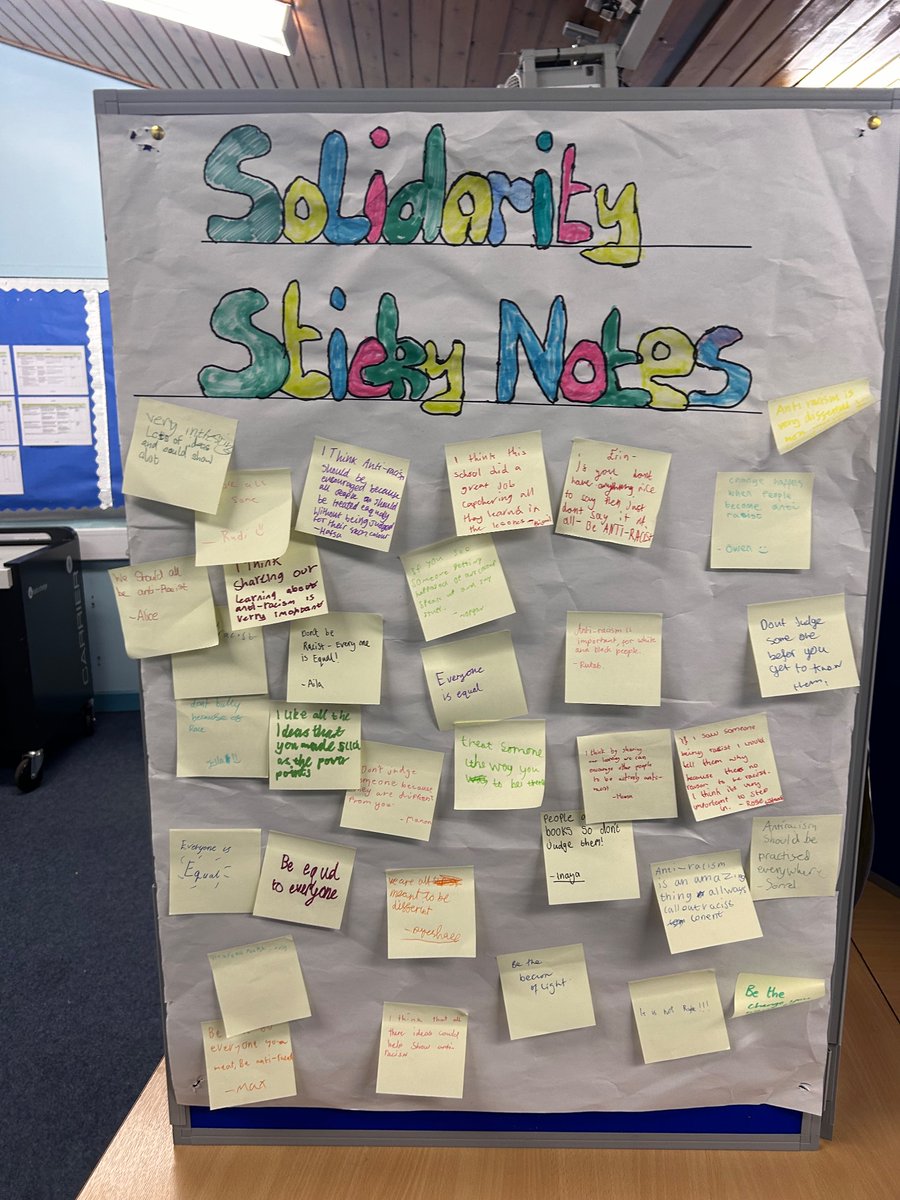Proud of P6’s work on anti-racism which they showcased at the Emirates learning event today Thanks @wpfaithbateman @WpsamanthaH thanks for making this happen!