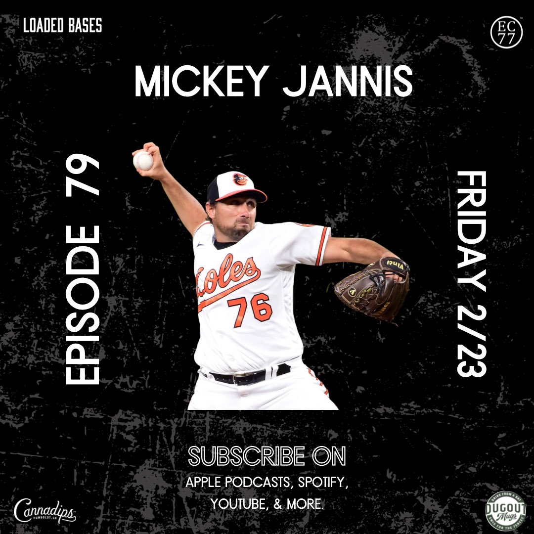 Mason Hall (@masonlikesgolf) on Twitter photo Episode 79 is AVAILABLE on FRIDAY 2/23‼️ Let’s welcome Mickey Jannis (<a href="/MickeyJannis/">Mickey Jannis</a>) to the #LoadedBasesPodcast! We talk about his infamous knuckleball, his journey to his debut with the Orioles, minor league stories, the dad life, and more!
Get Subscribed Episode 79 is AVAILABLE on FRIDAY 2/23‼️ Let’s welcome Mickey Jannis (<a href="/MickeyJannis/">Mickey Jannis</a>) to the #LoadedBasesPodcast! We talk about his infamous knuckleball, his journey to his debut with the Orioles, minor league stories, the dad life, and more!
Get Subscribed