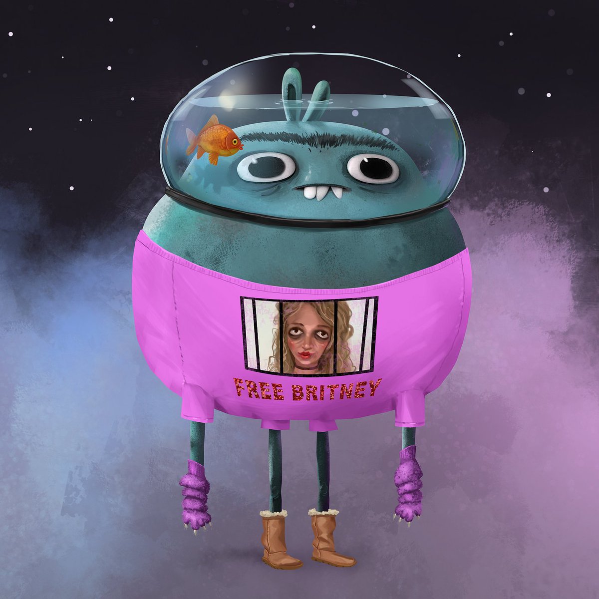 making waves, swimming against the current
fighting for the nft tide to tilt
one fashionable accessory at a time!
have an oDDly good Friday fam