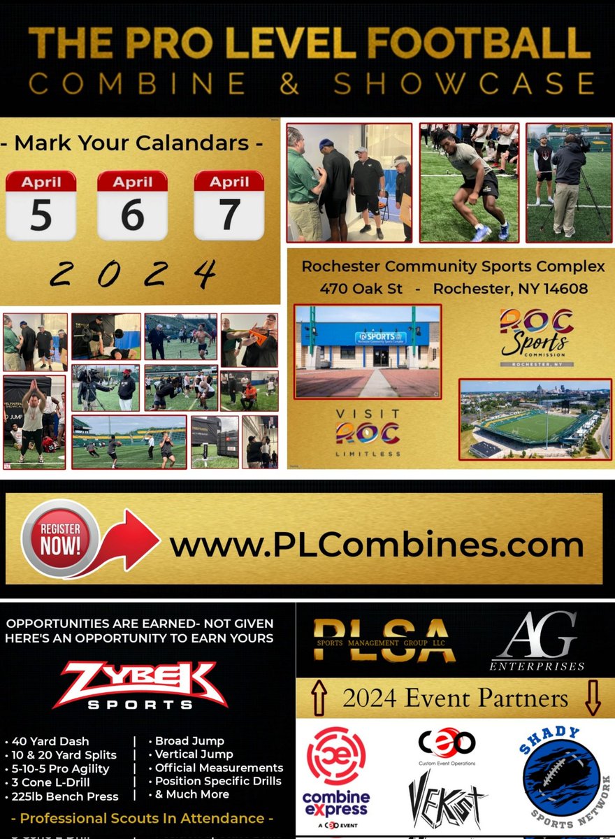 DO YOU BELONG IN THE NFL, CFL OR UFL - PROVE IT

👉 2024 Draft Eligible
👉 Current Professional Free Agents

Here's Your Opportunity To Get Tested On The Exact Same Equipment As The NFL &amp; CFL Combines

✔️ Legitimate Equipment- Verified Results- Pro Scouts

plcombines.com/2024-registrat…