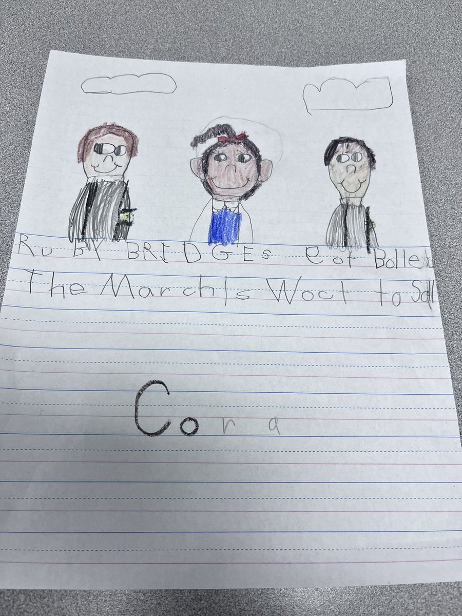 Love seeing all the artistic abilities students have.   Learning about Ruby Bridges and letting them have choice on how to represent their learning.   <a href="/Humble_ElemELA/">Humble ISD Elementary ELA</a> <a href="/HumbleISD_SWE/">Summerwood Elementary</a>