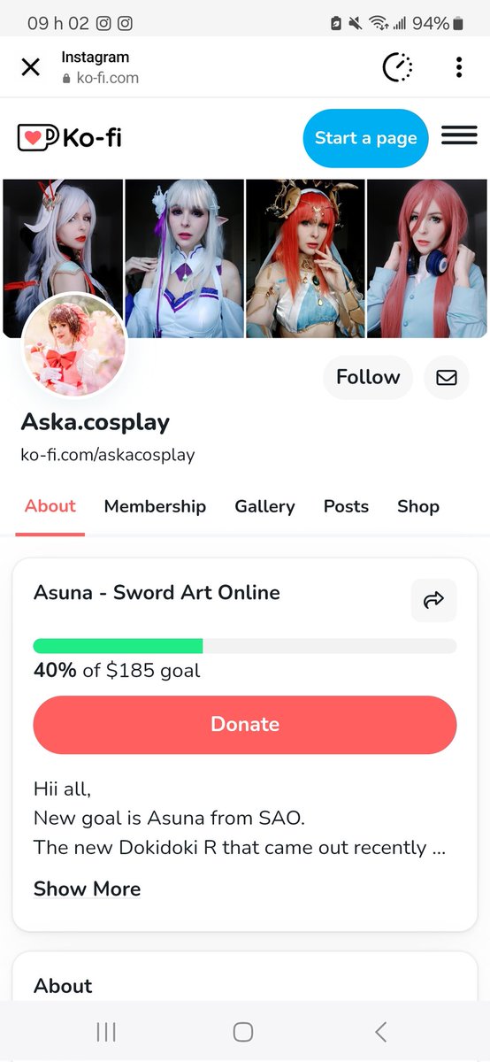 AskaCosplay's tweet photo. Febuary #kofichallenge 
A little refresh for my page! I updated the cover and profile pictures. ❤️ https://t.co/td9UmIetXz
