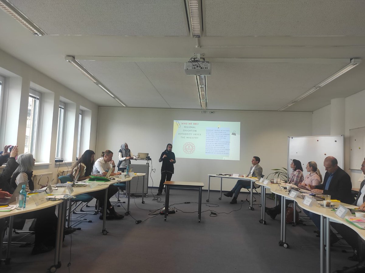Osmangazi_MEM's tweet photo. Ortağı olduğumuz ERASMUS-EDU-2023-PI-FORWARD merkezi projelerden olan, sanal eğitimin etkileşim kalitesini ölçmeyi hedefleyen "Virtual Auditorium" projesinin ilk toplantısı Berlin Teknik Üniversitesinde gerçekleştirildi. Toplantıya Oya Güler ve Pınar Ünal Akpınar katılım sağladı. https://t.co/zhh6T2l4eq