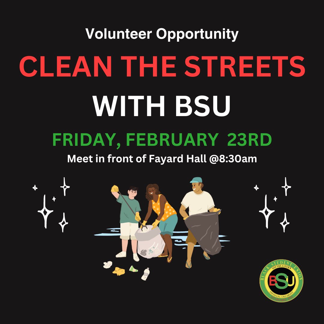 bsu_slu's tweet photo. BSU Week keeps getting better! Thursday: Chai Fundraiser Sale, and Friday: Clean the Streets with BSU. Join us for a week of unity and service! 🌍🤝 #BSUWeek #CommunityImpact https://t.co/DhQzw387ra