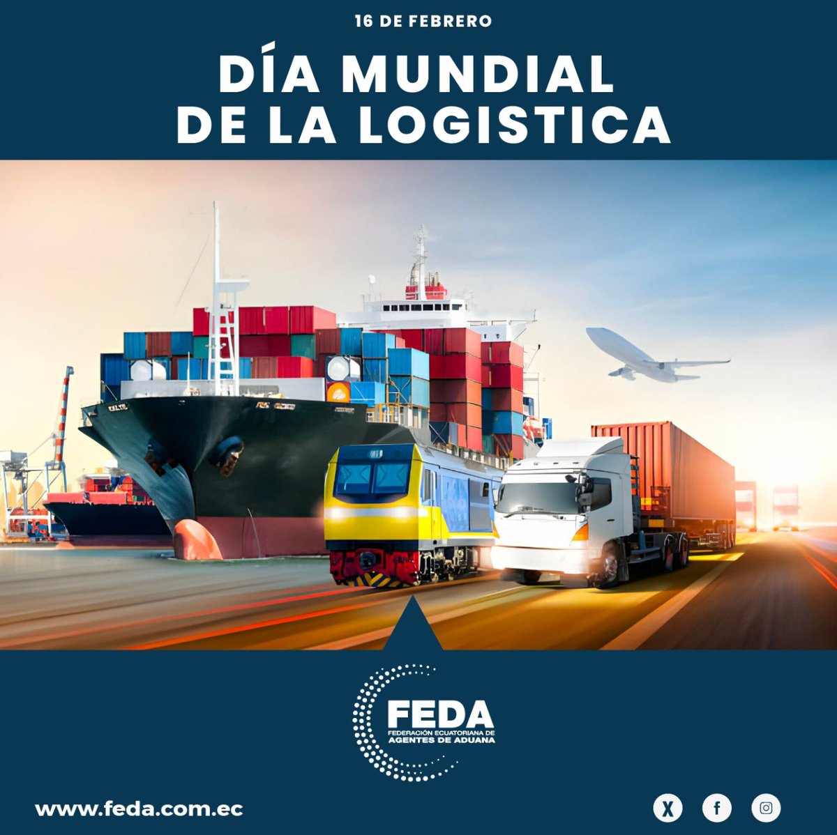 Feliz día querida comunidad aduanera 🚢✈️🚚 #DiaMundialdelaLogistica