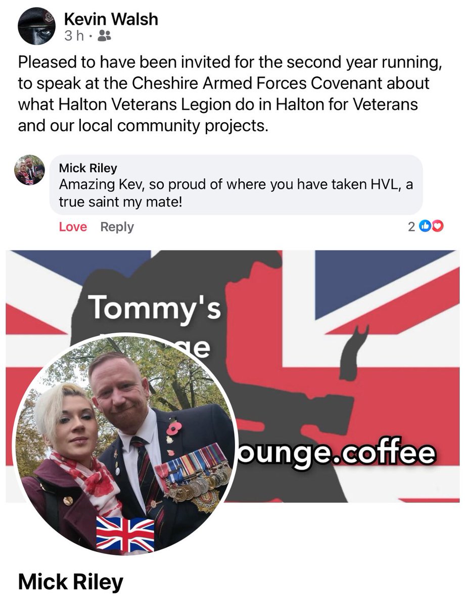 Halton Veterans Legion C.I.C. (@haltonvetlegion) on Twitter photo <a href="/HaltonVetLegion/">Halton Veterans Legion C.I.C.</a> <a href="/Tommys_lounge_/">Tommys Voice</a> <a href="/BlockCic/">THE BLOCK, Armed Forces Foundation</a> <a href="/LpoolVeterans/">Veterans HQ</a> <a href="/TomHarrisonOrg/">Tom Harrison House</a> <a href="/RiversideUK/">Riverside Group</a> @RiversideCarol <a href="/PoliceRuncorn/">Runcorn Police</a> <a href="/RuncornFS/">Runcorn Fire Station</a> <a href="/runcornworld/">Runcorn and Widnes World</a> @ArtilleryWidnes <a href="/WidnesRotary/">WidnesRotary</a> <a href="/Sean7032/">SeanEFC</a> <a href="/EITC/">Everton in the Community</a> <a href="/RadioCity967/">City</a> <a href="/BBCNWT/">BBC North West</a> <a href="/TonyBellew/">Tony Bellew</a> <a href="/StephenYoung74/">Stephen Young</a> <a href="/HaltonVetLegion/">Halton Veterans Legion C.I.C.</a> <a href="/Tommys_lounge_/">Tommys Voice</a> <a href="/BlockCic/">THE BLOCK, Armed Forces Foundation</a> <a href="/LpoolVeterans/">Veterans HQ</a> <a href="/TomHarrisonOrg/">Tom Harrison House</a> <a href="/RiversideUK/">Riverside Group</a> @RiversideCarol <a href="/PoliceRuncorn/">Runcorn Police</a> <a href="/RuncornFS/">Runcorn Fire Station</a> <a href="/runcornworld/">Runcorn and Widnes World</a> @ArtilleryWidnes <a href="/WidnesRotary/">WidnesRotary</a> <a href="/Sean7032/">SeanEFC</a> <a href="/EITC/">Everton in the Community</a> <a href="/RadioCity967/">City</a> <a href="/BBCNWT/">BBC North West</a> <a href="/TonyBellew/">Tony Bellew</a> <a href="/StephenYoung74/">Stephen Young</a>
