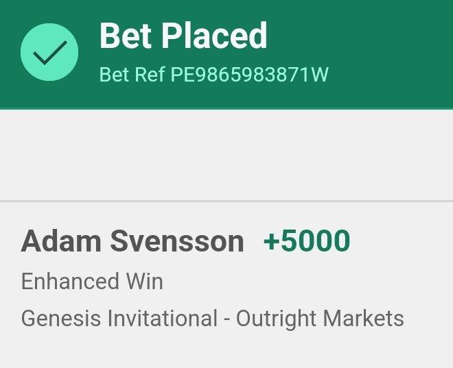 betbuilderblitz's tweet image. Go Canada! 🇨🇦

Just a sprinkle👊
#GenesisOpen #PGA #gamblingX