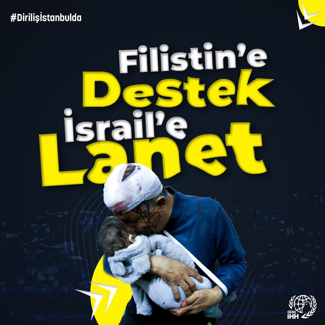 Filistin'e Destek İşgalci İsrail'e Lanet #Dirilişİstanbulda 🗓️ 17 Şubat 2024 Cumartesi 🕢 Saat: 19:30 📍 Sinan Erdem Spor Salonu, İstanbul