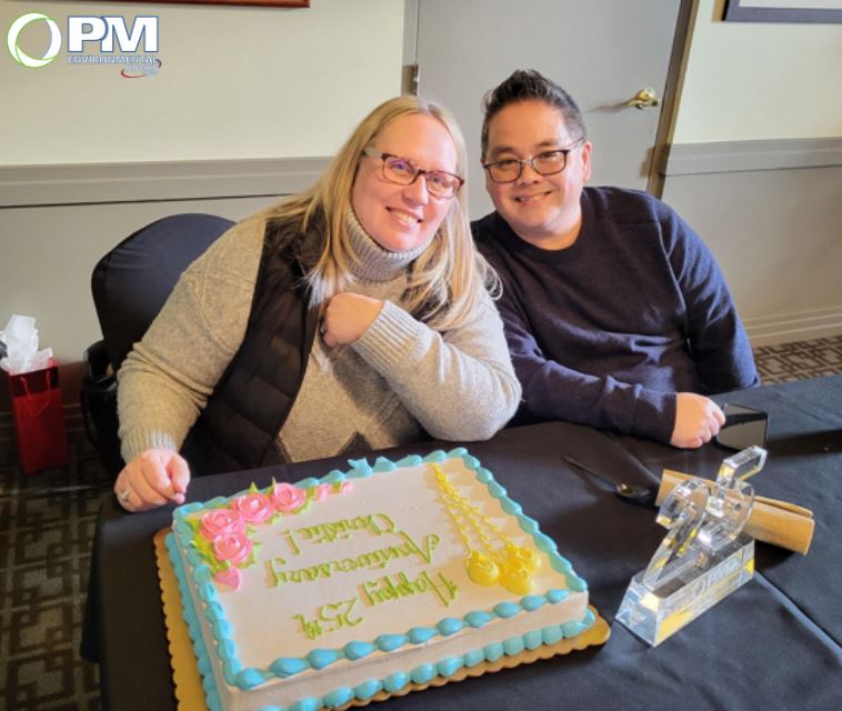 PMEnvironmental's tweet image. PM Environmental, a Pinchin Company’s service line leaders gathered at the Detroit Yacht Club to celebrate Christie Santiago, Regional Manager – Retail Petroleum Services 25th Anniversary. 
#PMEnvironmentalaPinchinCompany #WorkingTogetherMakingThingsBetter #CoolPlacetoWork