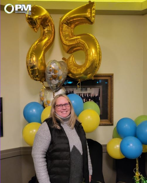 PMEnvironmental's tweet image. PM Environmental, a Pinchin Company’s service line leaders gathered at the Detroit Yacht Club to celebrate Christie Santiago, Regional Manager – Retail Petroleum Services 25th Anniversary. 
#PMEnvironmentalaPinchinCompany #WorkingTogetherMakingThingsBetter #CoolPlacetoWork