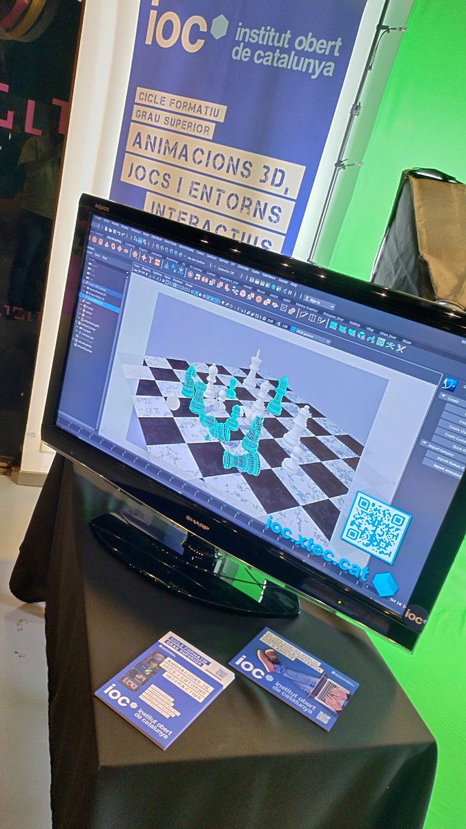 IOCa3d's tweet photo. Hem passat un dia molt intens muntant el croma i posant-lo a prova, aquí a l'espai #AnimaCrea, a @Animac_Lleida. Vindreu a veure'ns per jugar-hi? Hi serem fins diumenge. https://t.co/uP7Jm8YDMF