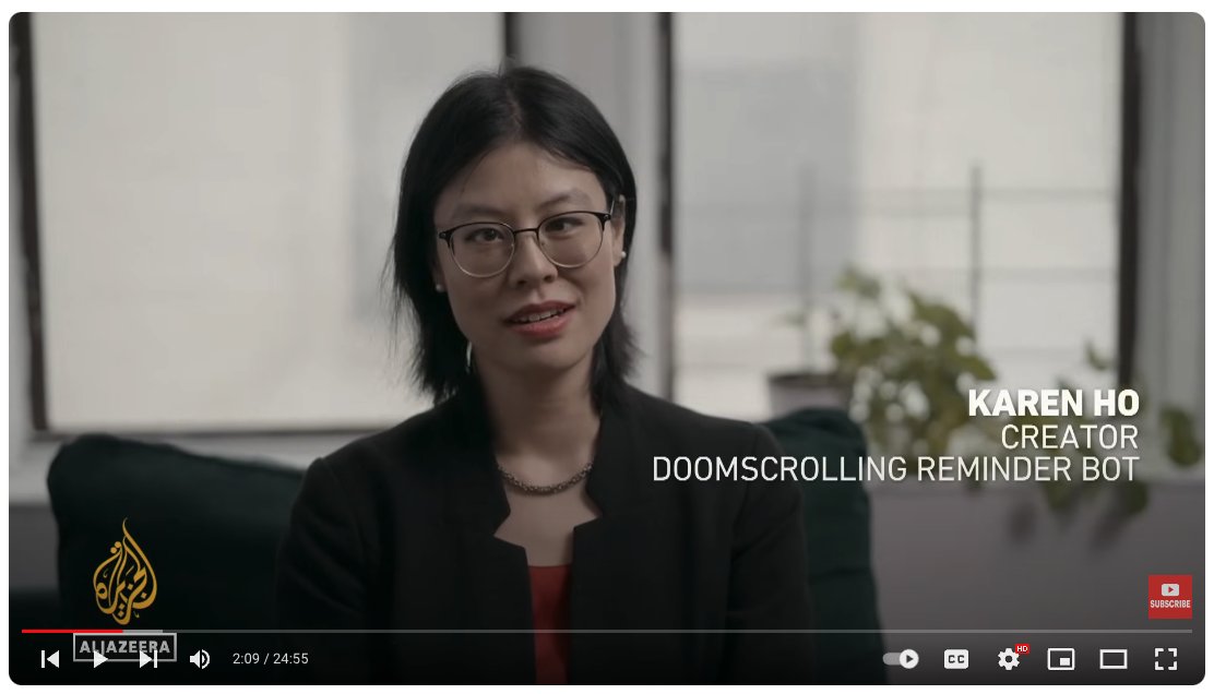 Doomscrolling Reminder Bot tweet media