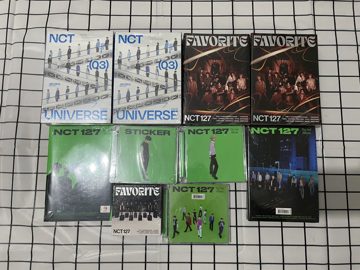 Kgoods_Rush's tweet photo. [CLEARANCE SALE]
NCT &amp; WAYV ALBUM &amp; MERCH

✨ all sealed &amp; new
✨ dom tangsel
✅ sudah inc packing
❌ adm. shopee

✨ co 25.02

tags. nct 127 nct universe wayv nct dream https://t.co/CrLxsX9R6t