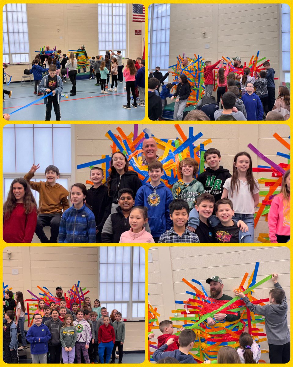 jthoodpa's tweet photo. Today was the day! Dr. McKay and Mr. Quinlan were taped to the wall by
Mrs. Heffernan and Mrs. Hogan’s classes  who were the top two fundraising classes for this year’s FUN RUN. 💛💚 https://t.co/b59mvZ8PUB