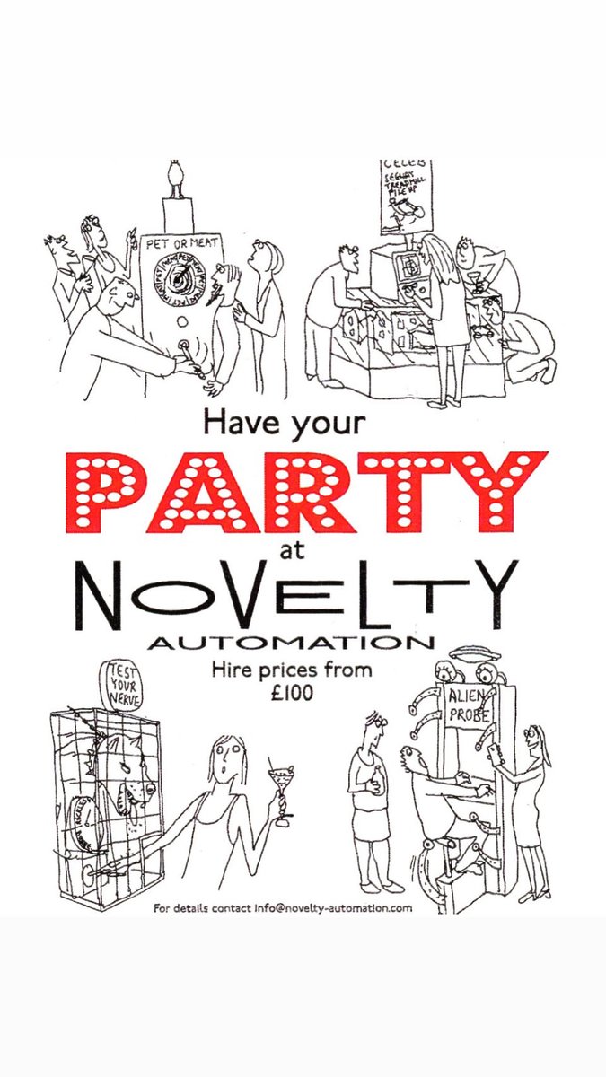 Enjoy a memorable party at Novelty Automation! Contact info@novelty-automation.com 🎈