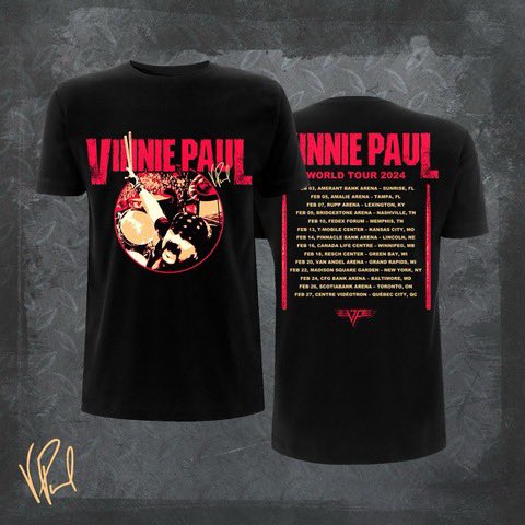 This Vinnie Paul design is available at all of the upcoming dates on Pantera’s headline tour. Get yours at the merch booth!