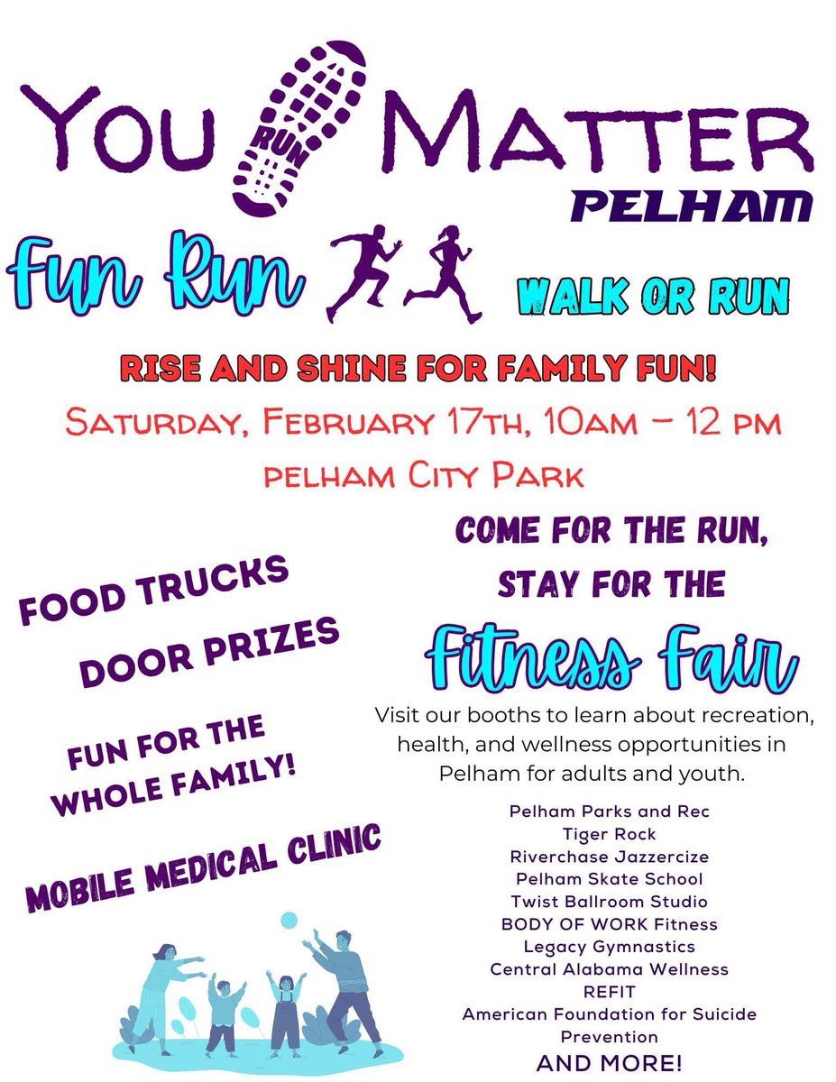BOWBodyofWork's tweet photo. 🏋️🎈Bring Your Whole Family to Participate in My Free Pop Up Fitness Class On Tomorrow—Saturday February 17th at the Pelham Rec Center During The Pelham Fun Run &amp; Family Fitness Fair!

🎁 Gift Giveaways!

🏋️ BOW Free Pop Up Fitness Class Times: 
10-10:30a
11-11:30a

#PelhamAl https://t.co/o1bSZ99X0r
