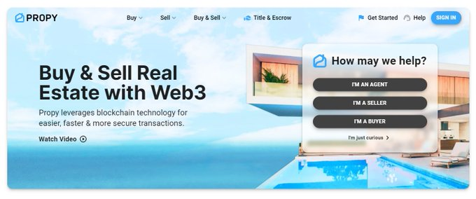 ragelna's tweet photo. PropyInc - Real estate transaction platform based on blockchain &amp; smart contracts, which facilitates instant transactions &amp; reduces fraud - Platform processes more than $4M in transactions with real estate partners located across the United States.

#iweb3 https://t.co/kZKWD7RBCl
