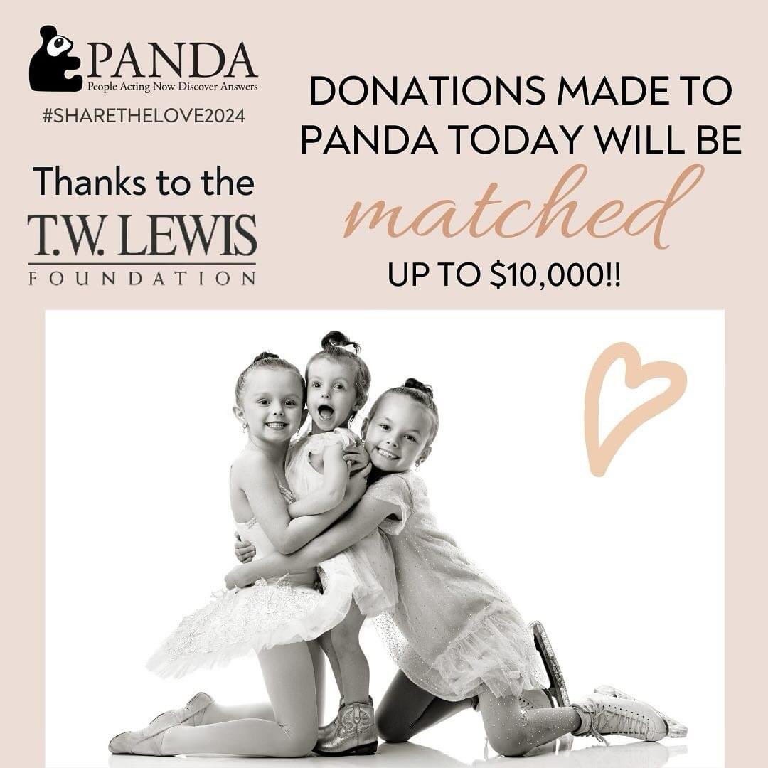 TWLewisFound_'s tweet photo. T.W. Lewis Foundation is pleased to match up to $10,000 for PANDA’s Valentine’s campaign, “Spread the Love”.

To donate, please go to: https://t.co/JEko6W75V4 https://t.co/IHzzeYz47w