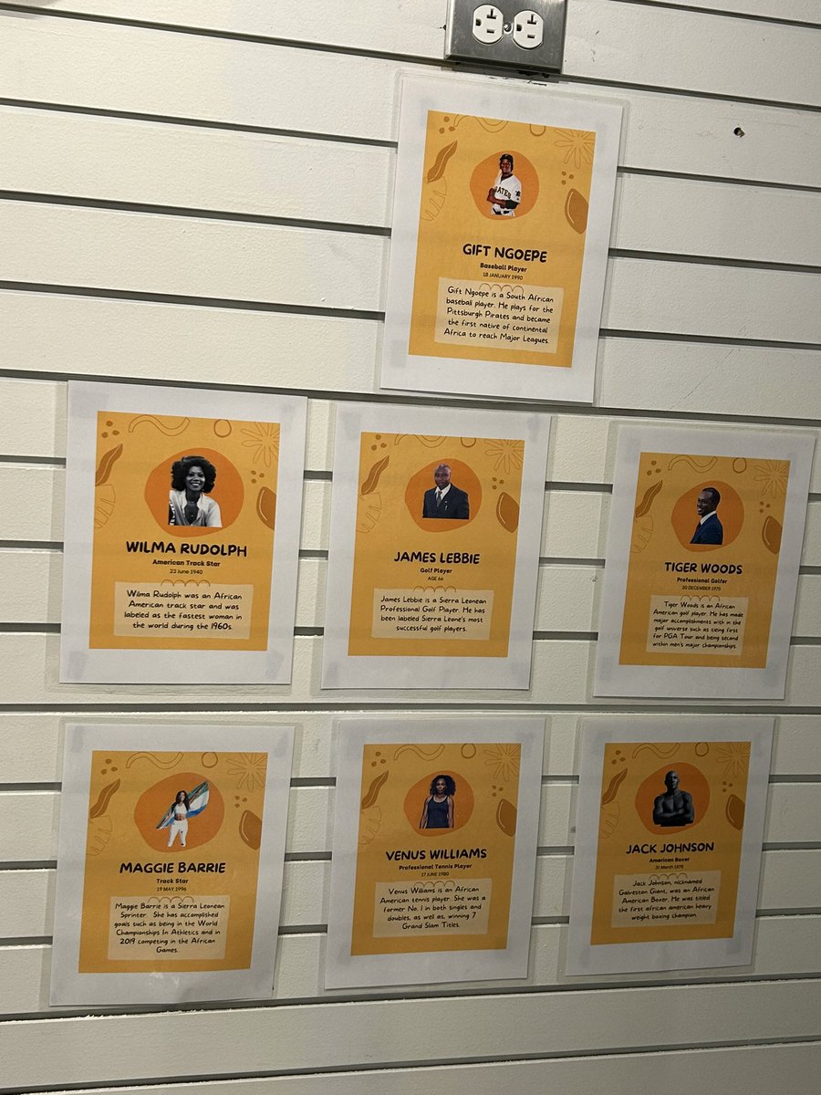 WKHS students created a Black History Month Walk of Fame in the Wolves Den. #ItsWorthIt