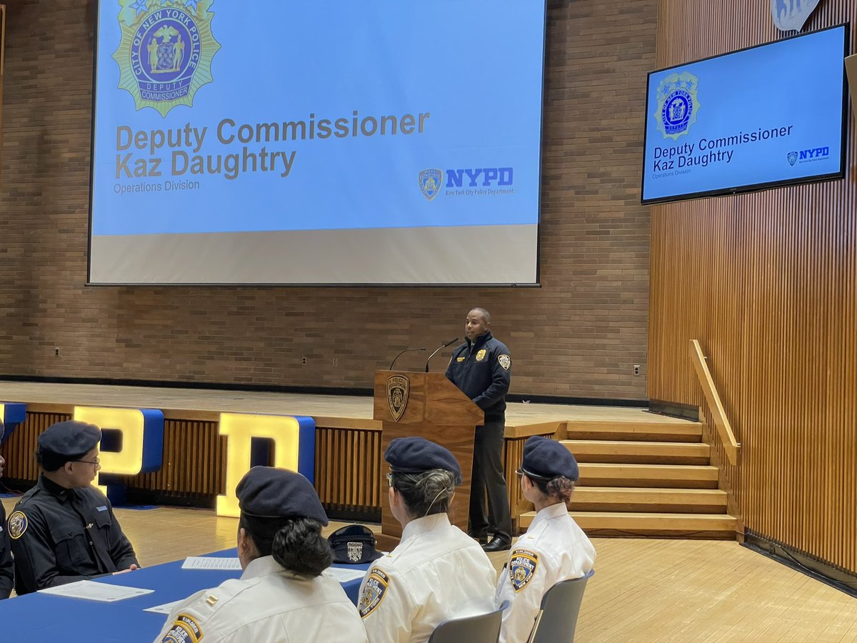 Kaz Daughtry (@kazdaughtry) on Twitter photo #HAPPENINGNOW: We are so proud to host <a href="/metpoliceuk/">Metropolitan Police</a> Cadets & our NYPD Law Enforcement Explorers at 1 Police Plaza!
I was inspired to join <a href="/NYPDnews/">NYPD NEWS</a> after my incredible experience as a Law Enforcement Explorer in the <a href="/NYPD110Pct/">NYPD 110th Precinct</a>. I’m grateful for the mentorship & guidance I #HAPPENINGNOW: We are so proud to host <a href="/metpoliceuk/">Metropolitan Police</a> Cadets & our NYPD Law Enforcement Explorers at 1 Police Plaza!
I was inspired to join <a href="/NYPDnews/">NYPD NEWS</a> after my incredible experience as a Law Enforcement Explorer in the <a href="/NYPD110Pct/">NYPD 110th Precinct</a>. I’m grateful for the mentorship & guidance I