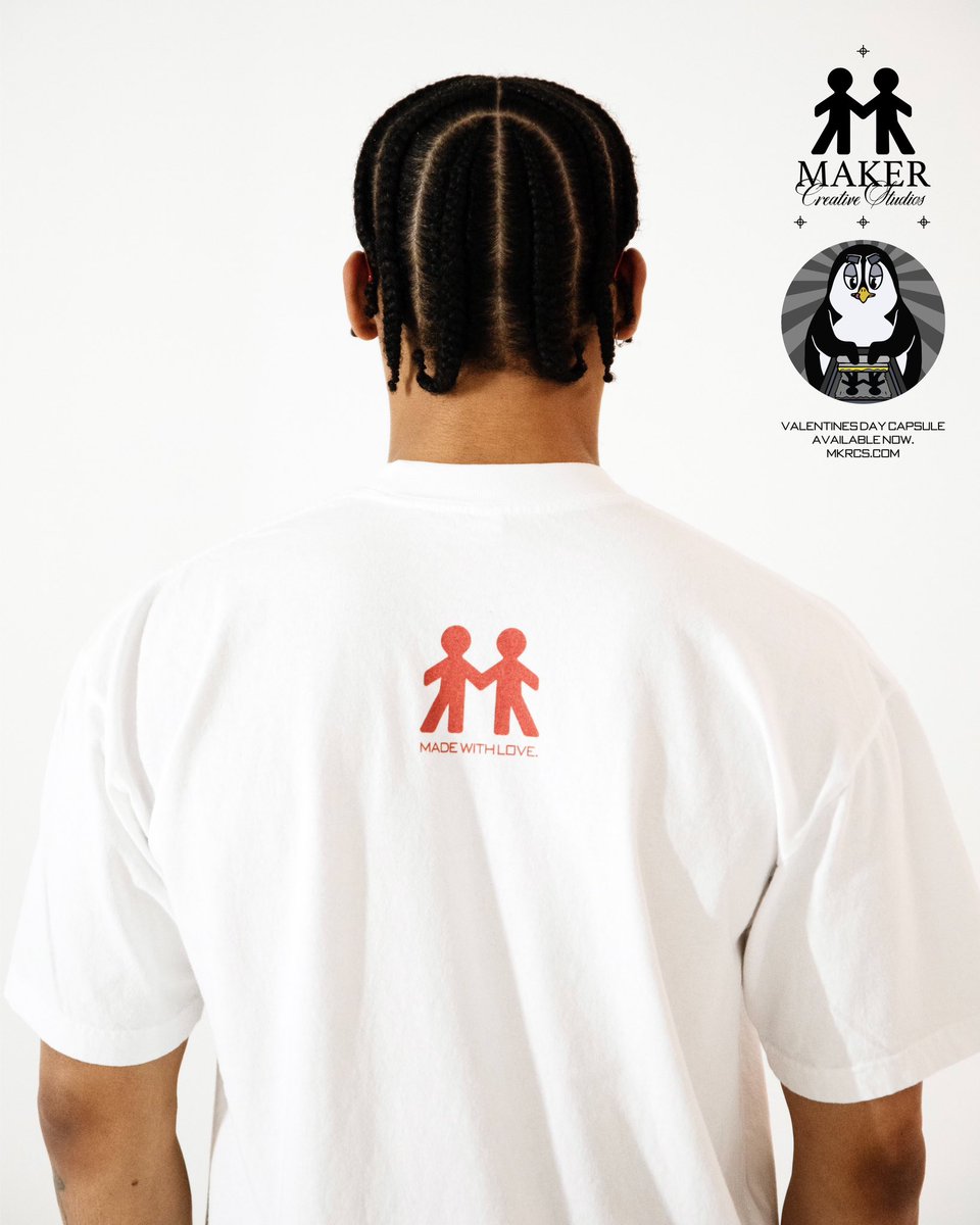 maker__stl's tweet photo. 🫂 Valentines Day Capsule Is Now Available, Come Shop Now.
https://t.co/C3lcDzJxF9 | Link In Bio.
this marks the beginning of Year 2 of MAKER. this is just a taste…
so sit tight. there’s much more work to do. 👷🏾♂️
#CreateDontCompete. https://t.co/etpsWPS8S7