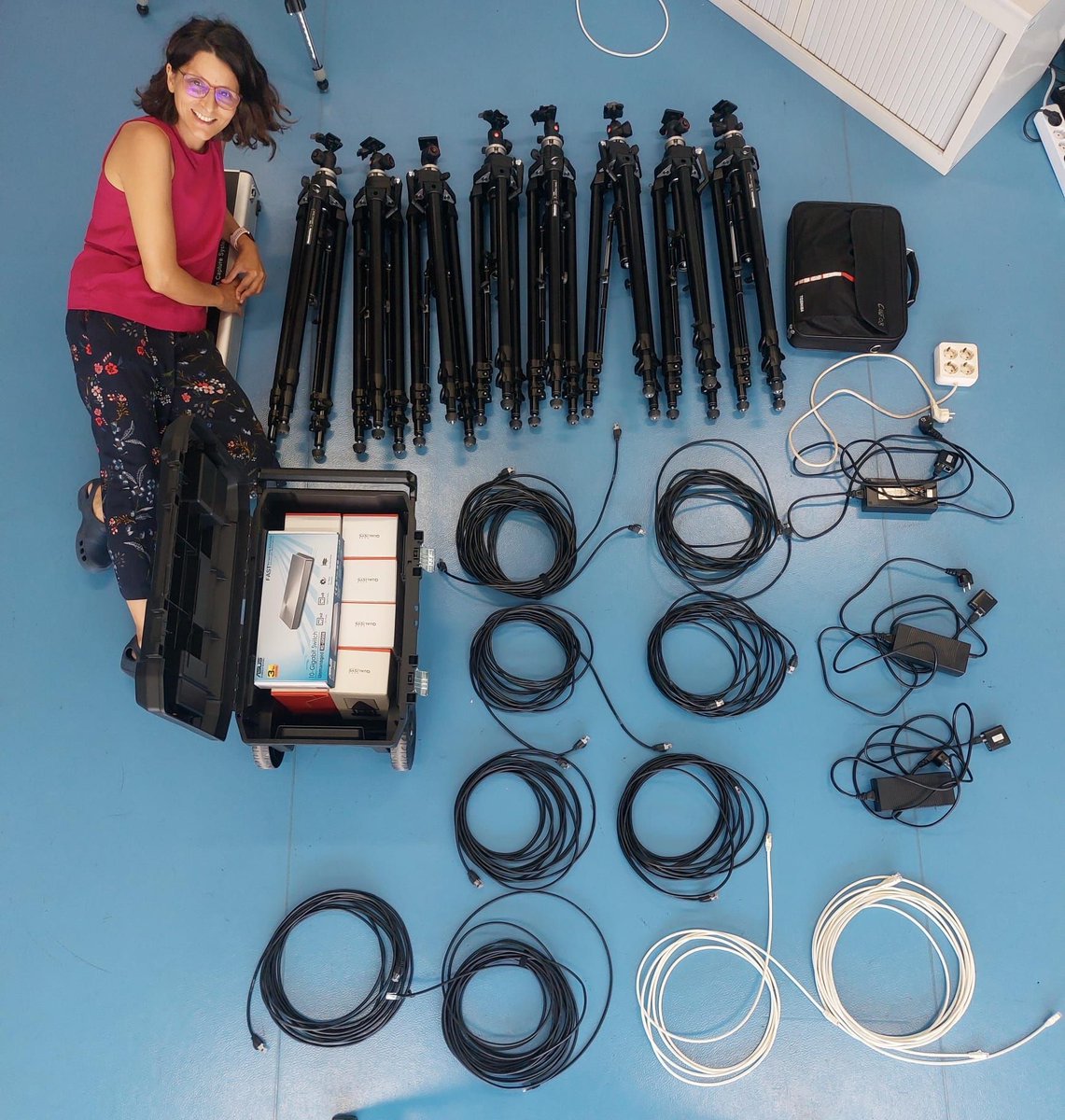 <a href="/AndFJCarv/">Andreia Carvalho</a> on meticulous preparation for data collection - a crucial step in the journey towards new discoveries. Good luck!
<a href="/theiamarkerless/">Theia</a>

#biomechanics #Theia3D #markerless