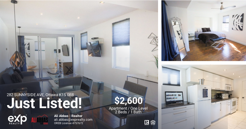 🚨𝐉𝐔𝐒𝐓 𝐋𝐈𝐒𝐓𝐄𝐃
2Beds-1Bath Apartment for Rent
🏠282 SUNNYSIDE AV, Ottawa, K1S 0R8
🔥Only $2,600
Old Ottawa South - ML# 1376903
Welcome to your ideal home in the prime Bank &amp; Sunnyside location close to entertainment, shopping, transportation &amp; schools.
#exprealty
#Ottawa
