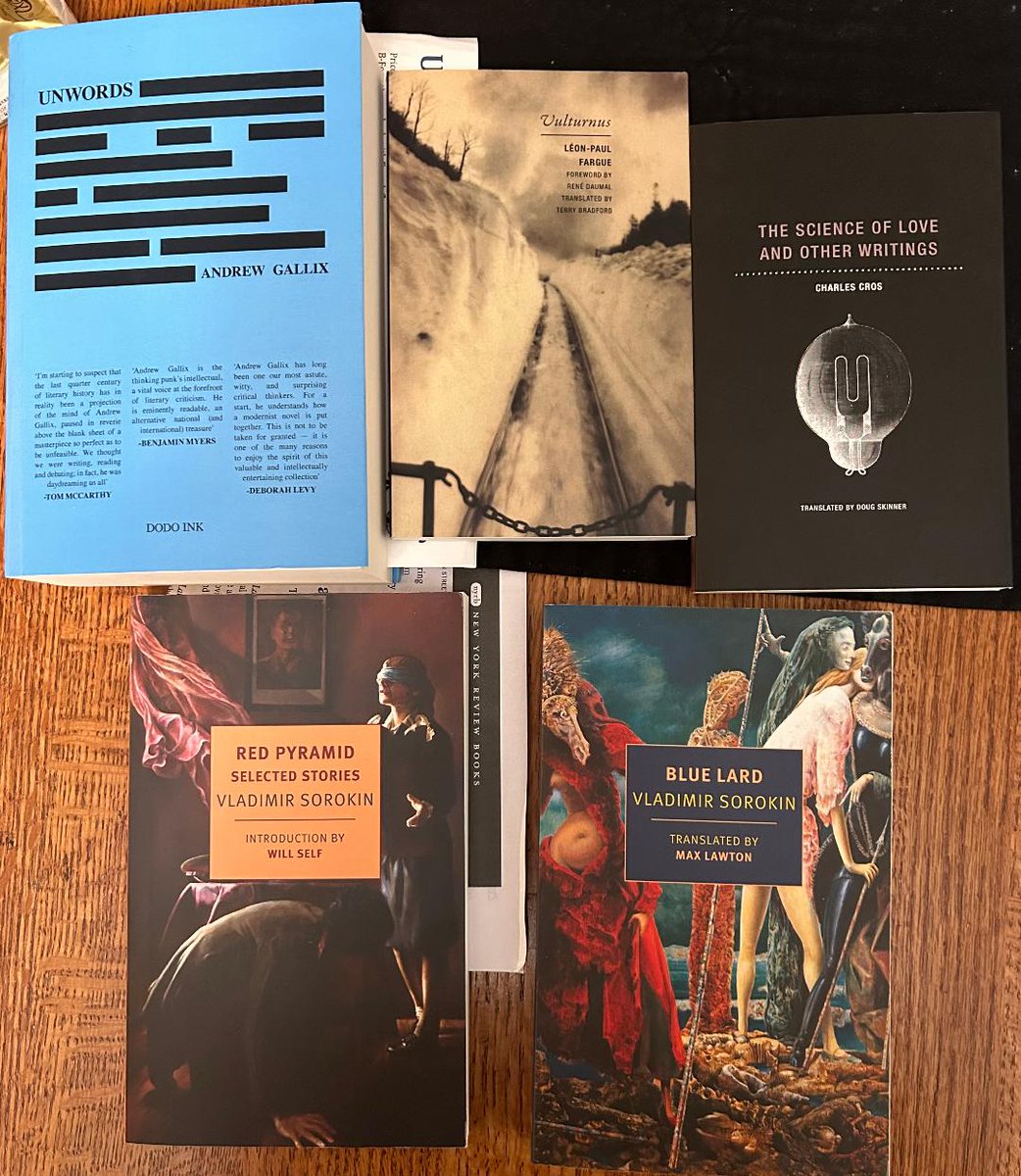 Looking forward to these treats from @dodoink, @Wakefield_Press, and @nyrbclassics. (For readers unfamiliar with Wakefield Press, please see my profile on them at thebookbeat.com/backroom/2021/…).