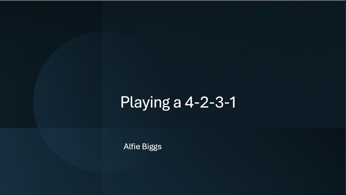 alfie__03's tweet photo. Playing a 4-2-3-1.   

The Second Edition of my Tactical Handbooks.

A thread that contains a PowerPoint for my players that explains our tactical set-up. 

 - In possession shape
 - Build-up structures
 - Out of possession
 - Pressing structures
- Individuals expectations https://t.co/4JdOxoQtIy