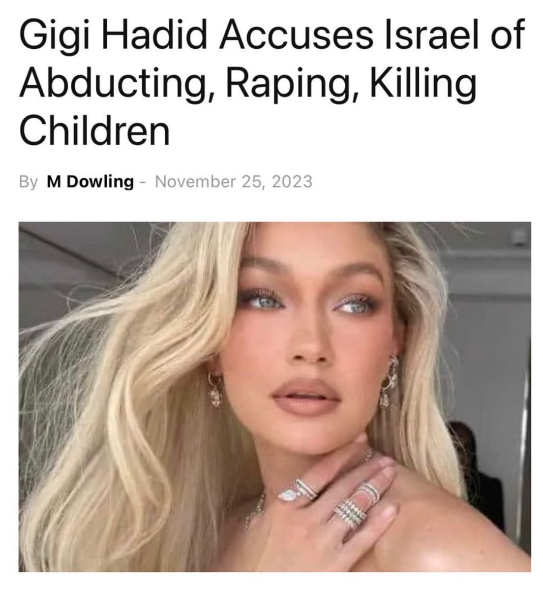 She’s not wrong.