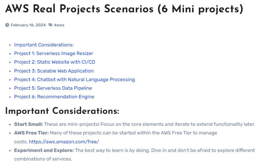 techyoutbe's tweet image. AWS Real Projects Scenarios (6 Mini projects)

bit.ly/aws-6-mini-pro…