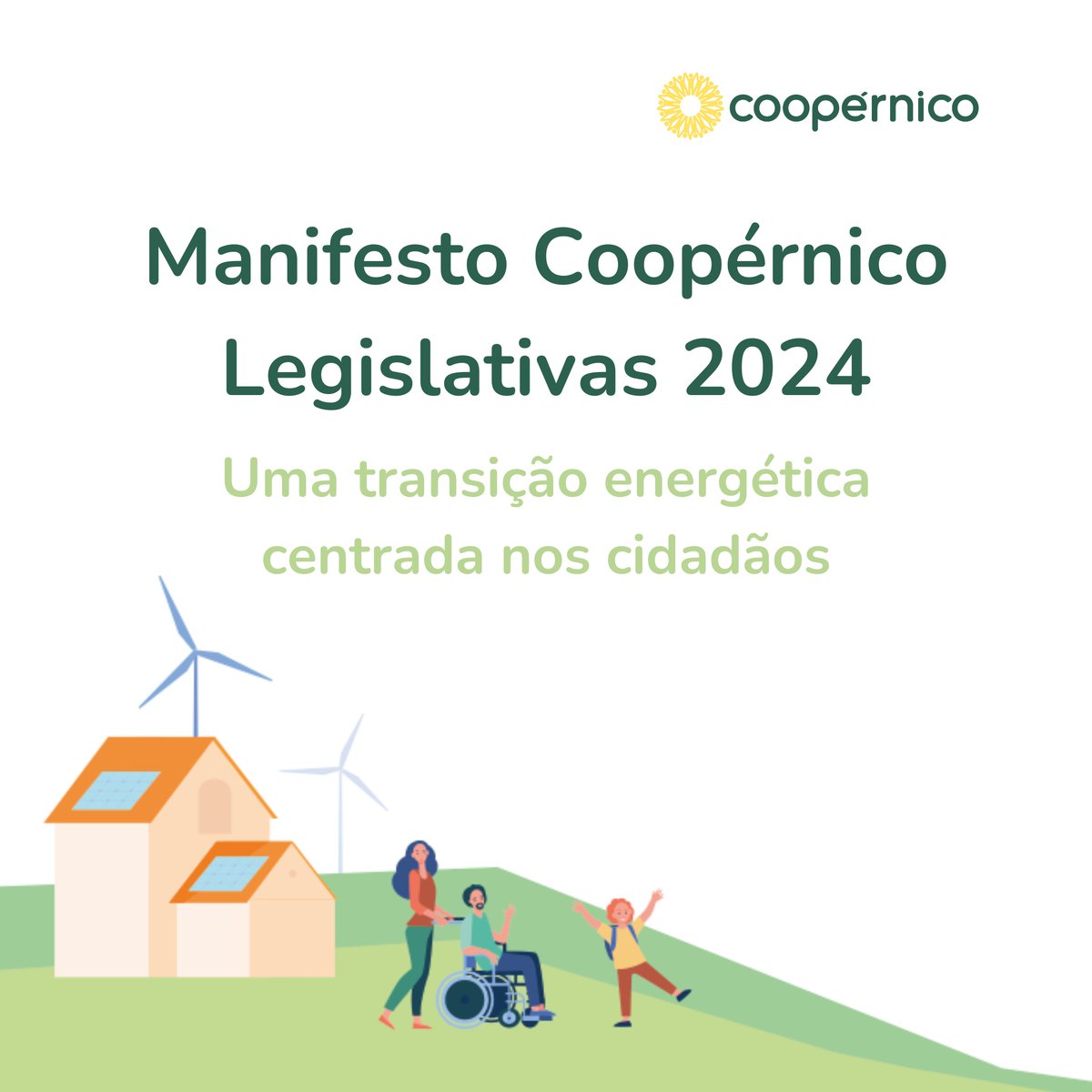 A vontade das pessoas em participar na transição energética nunca foi tão grande como hoje. É necessário aproveitar todo este potencial recentrando a transição nos cidadãos! 💪👩‍👩‍👧‍👦

Conheça as prioridades da Coopérnico para o próximo ciclo legislativo em coopernico.org/artigo/361