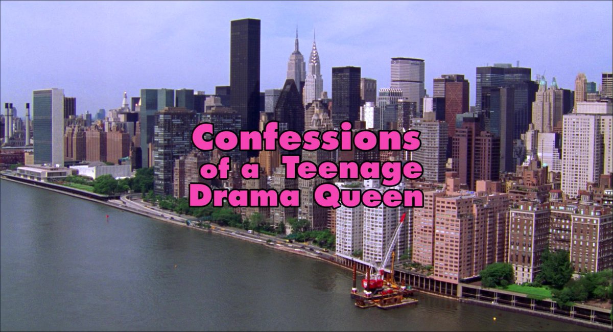 notgwendalupe's tweet photo. 'confessions of a teenage drama queen' premiered 20 years ago today https://t.co/ekkSMppSqh