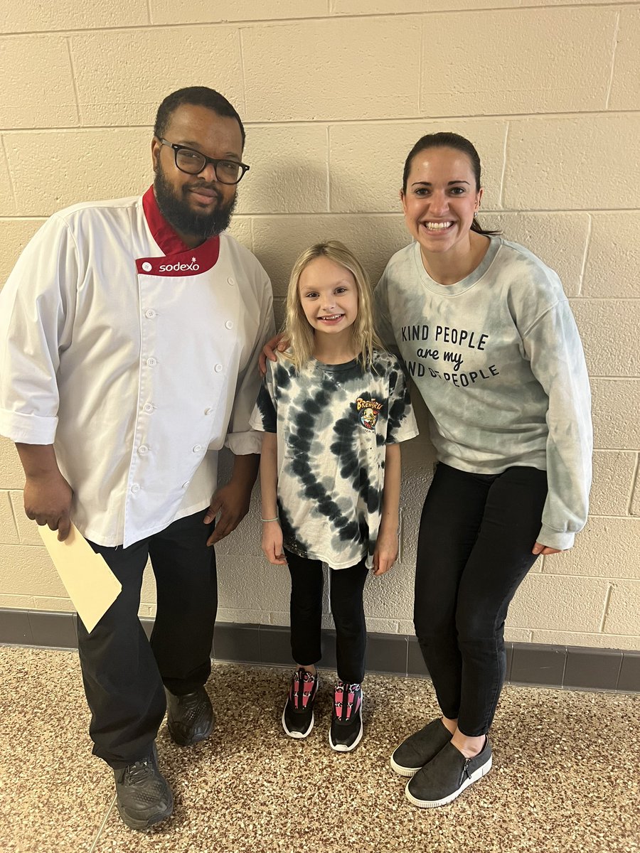 Congratulations to Paisley Hockaday in Ms. Giaccio’s 5th grade class for being chosen as Grafton Bethel’s Future Chef Finalist. 🎉 #EngageYCSD @sodexoUSA