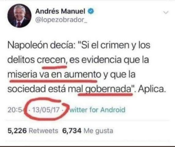 patytadeperro's tweet photo. Aplica!!, No crees @lopezobrador_?
#NarcoPresidenteAMLO2
#AMLOyLosZetas
La industria de los pobres es la materia prima para tu negocio #NarcoPartidoMorena https://t.co/kXgYcgzRyM