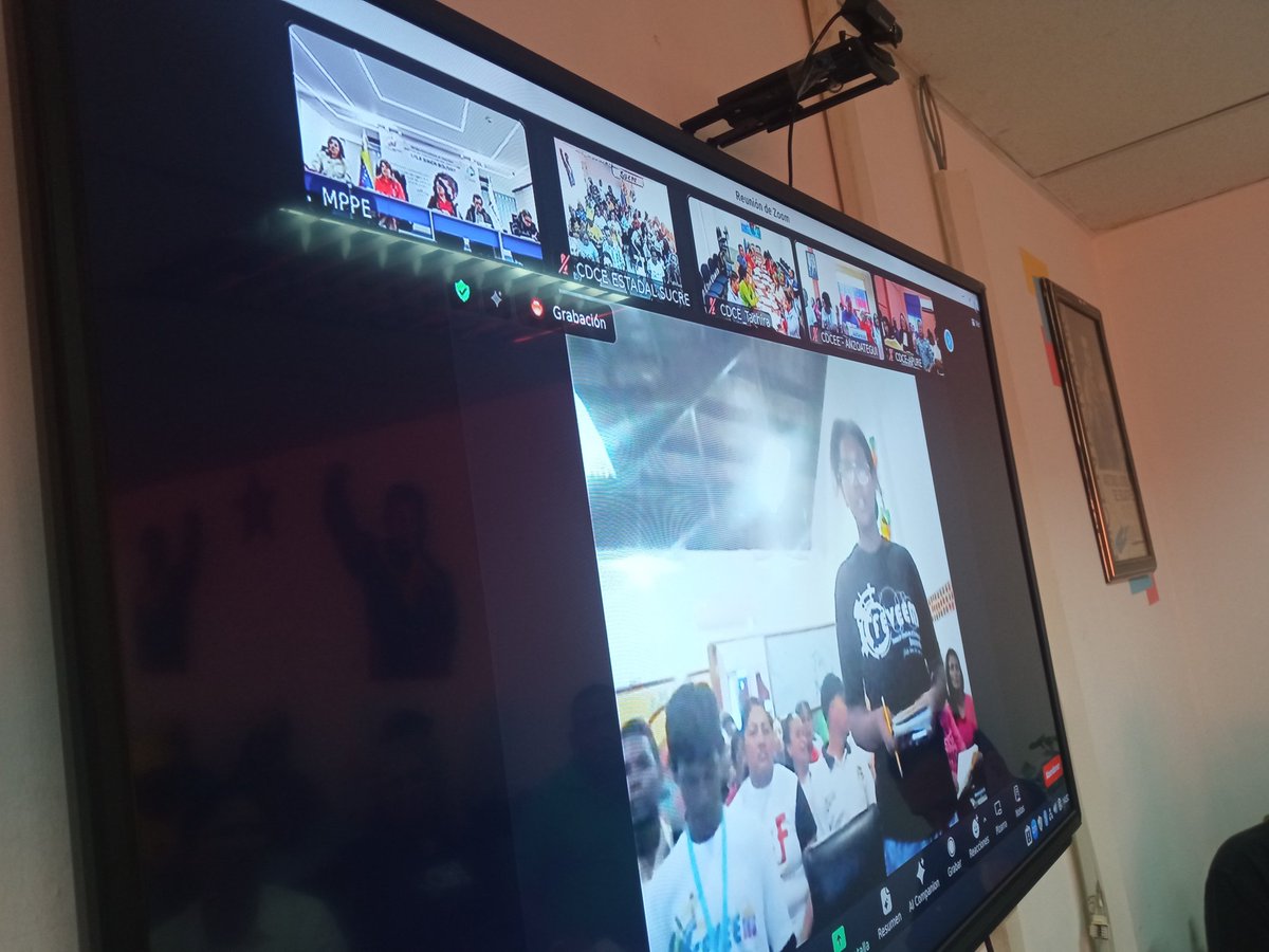 CDCESucre's tweet photo. #7Transformaciones, en Videoconferencia Nacional, los Centros de Desarrollo de la Calidad Educativa presentan su propuesta para avanzar al 2030. @_LaAvanzadora @GPintoVzla @MPPEDUCACION @NicolasMaduro https://t.co/RNgjax7ryY