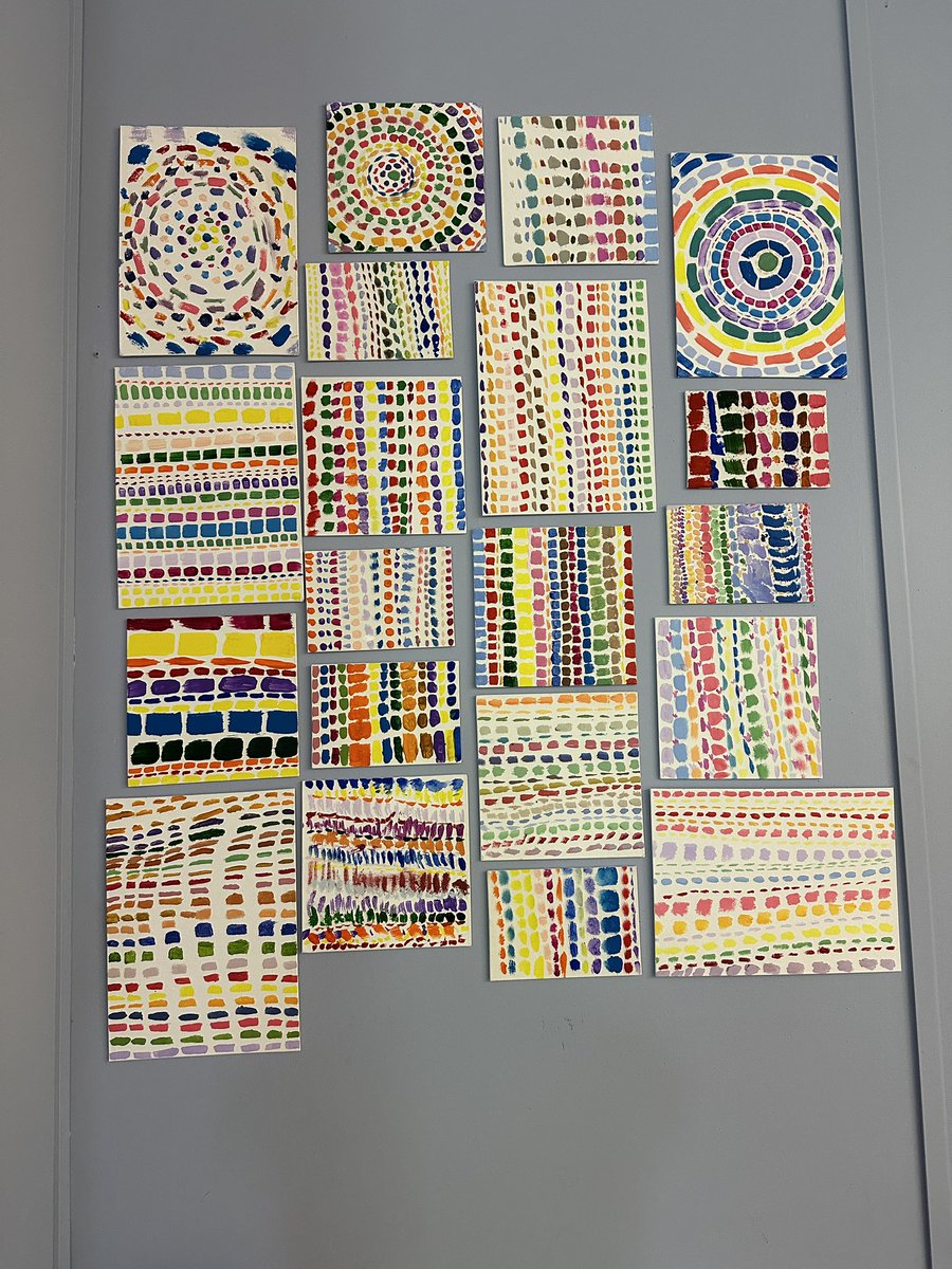 During Black History Month, we draw inspirations from Alma Thomas, whose art radiated beauty and joy for all. Well done, 6er’s! Your pieces truly shine and leave a remarkable impact! 🥰🐝✨<a href="/PsSimcoe/">Simcoe Street PS</a>