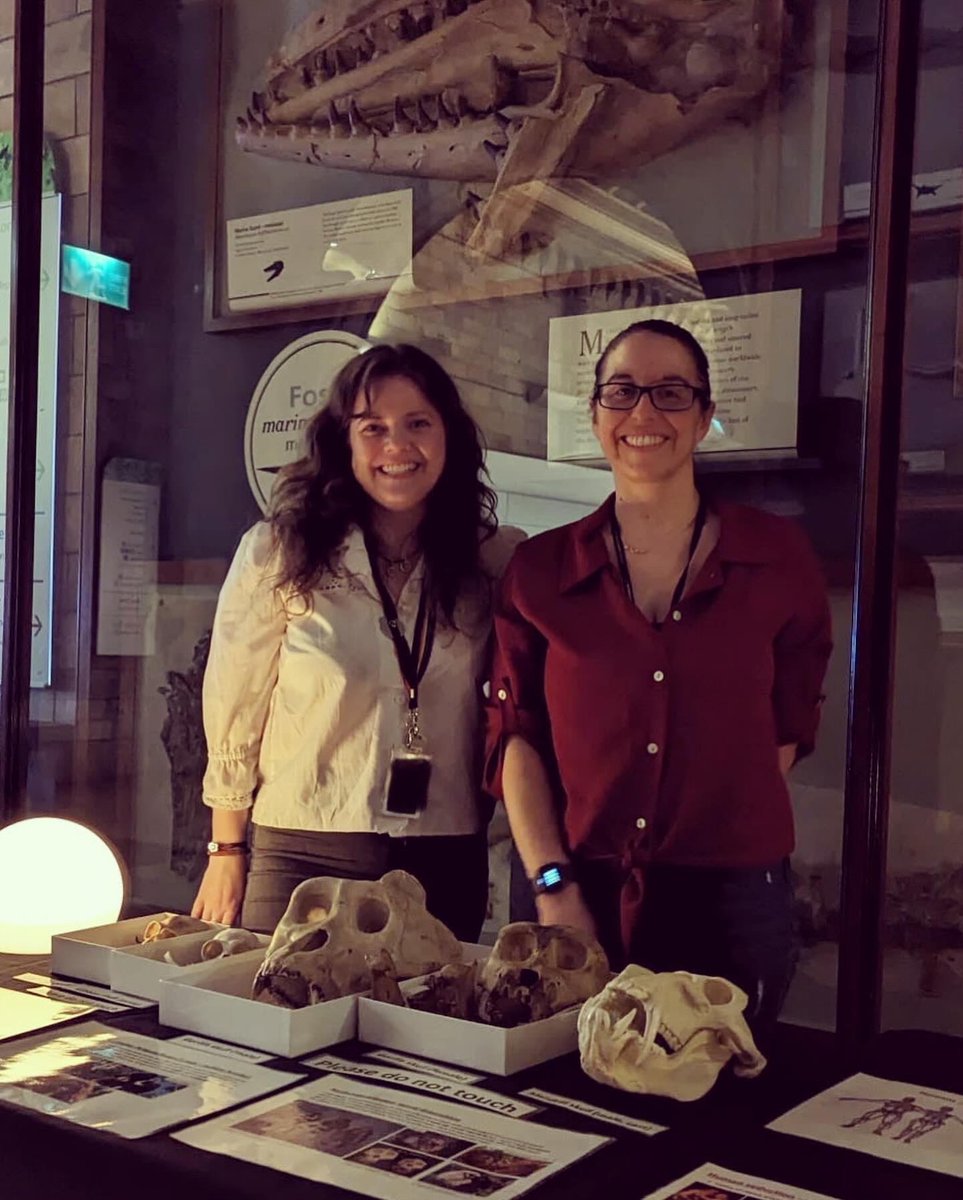 NHM_Anthro's tweet image. Incredibly busy night on Wednesday for &apos;Valentine&apos;s at the Museum&apos;. Our Anthropology Scientists [Emma Bird, Lucile Créte, and Karen Swan] met hundreds of couples and chatted all things love, pair-bonding, and mating across the world of primates.