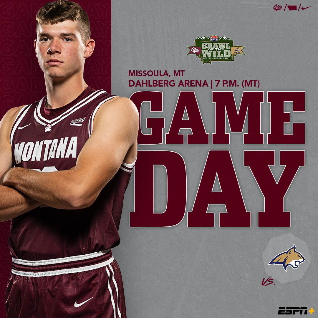 MontanaGrizBB's tweet photo. This time it's at our place, let's bring the noise for the neighbors!

🎟️ https://t.co/FKMCYjydgU
💻 https://t.co/mIUHpXCsx3
📊 https://t.co/zgOpNGBg9h
📻 https://t.co/2sgoXfz5dm

#BANDTOGETHER #GoGriz #BigSkyMBB https://t.co/QgaGPuyLne