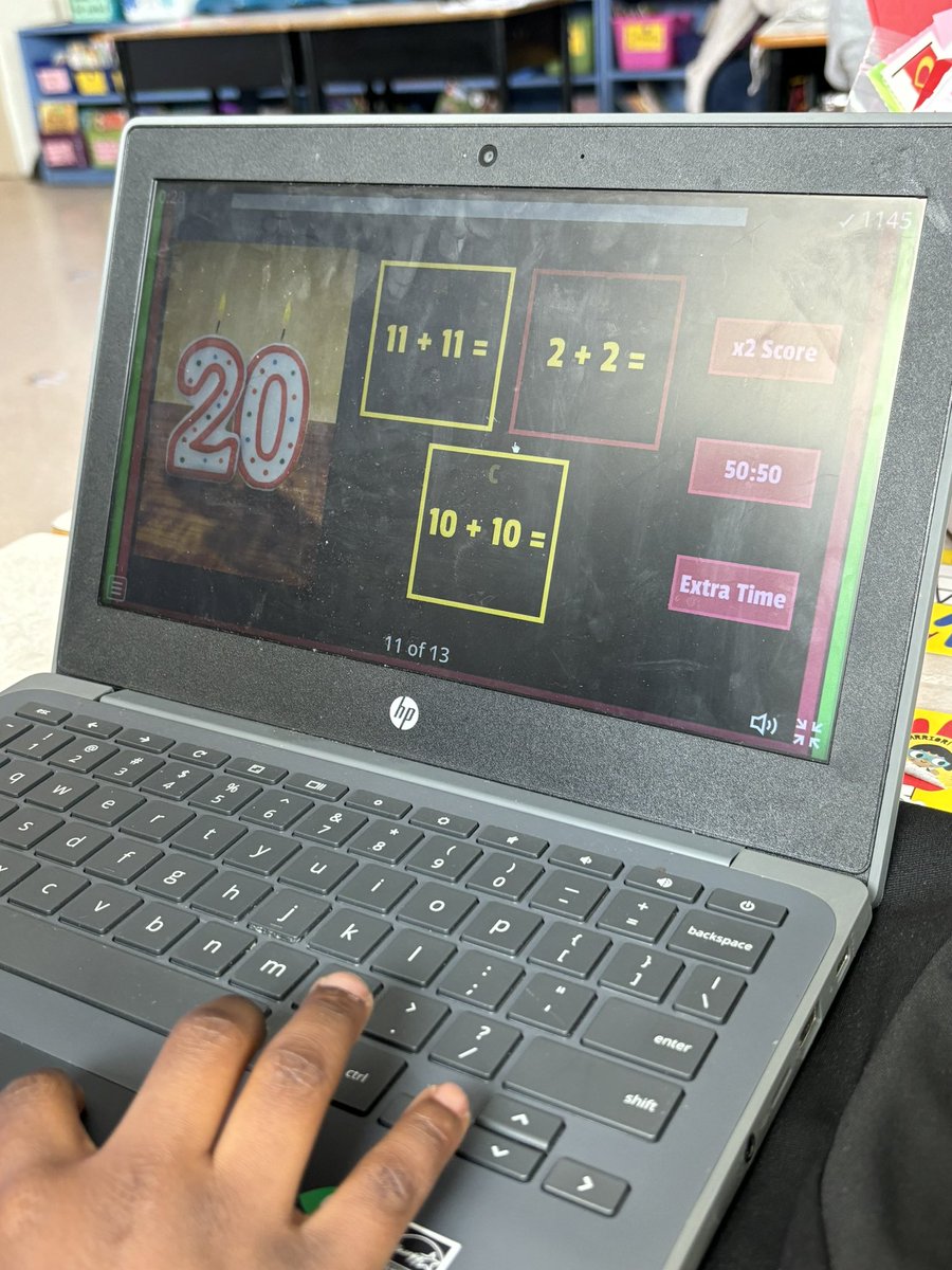 MsDiLiberatore's tweet image. Grade 1 and 2’s using what they know about double facts to match a number sentence to a picture!
@AlderneyElem 
@HRCE_Math 
#factfluency