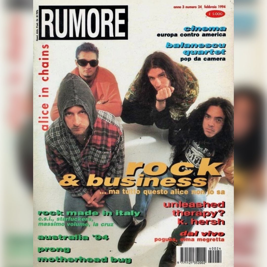 Rumore Magazine #24 | February 1994 📸: Pete Cronin | #JOF30